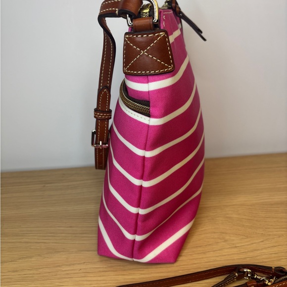 Dooney & Bourke Pink Striped Crossbody Bag Set - Picture 6 of 14